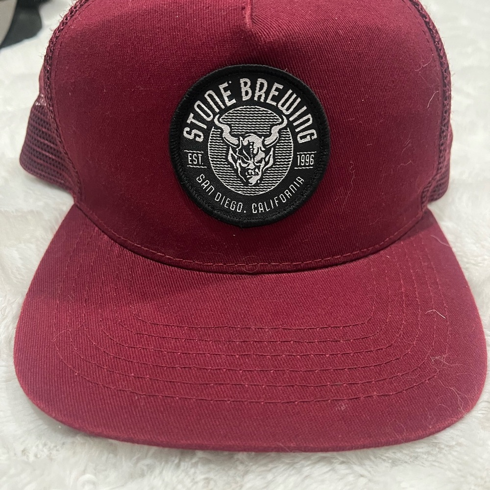 Stone Brewing Burgundy Trucker Hat